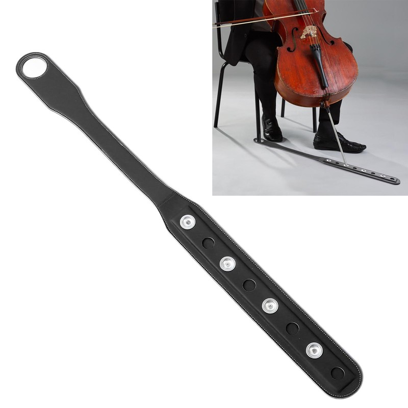 Cello End Pin Holder Strap Leather Cello Endpin Anchor Non