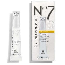Nō 7 | Laboratories Dark Circle Corrector - Medium/Dark Sheer | Tri-Action Formula | Algae Extract and Rollerball Applicator Leaves Your Eyes Feeling Instantly Soothed and Cooled | 15mL