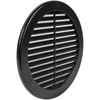 HVAC OV 2pack 6" Inch (Grille Dimensions) Black Plastic Round