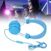3.5mm Wired Headset with Mic Stereo Foldable Adjustable Headband Inline