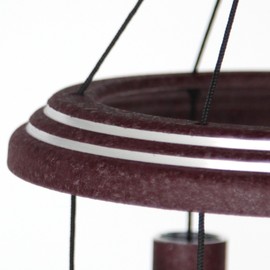 Arabesque by Wind River - 36 inch Garnet Wind Chime for Patio, Backyard, Garden, and Outdoor décor (Aluminum Chime) Made in The USA