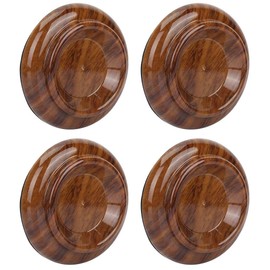 Piano Caster Cups, Wooden Grand Piano Mats, Anti-skid Anti-Noise Piano Accessories 4 Pcs for Hardwood Floor Protectors Grand Piano