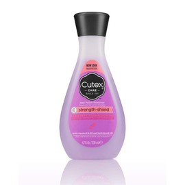 Cutex Strength Shield Nail Polish Remover, For Healthy Nails, with Vitamins E, B5, and Hydrolized Silk, 6.76 fl oz (7240889000)