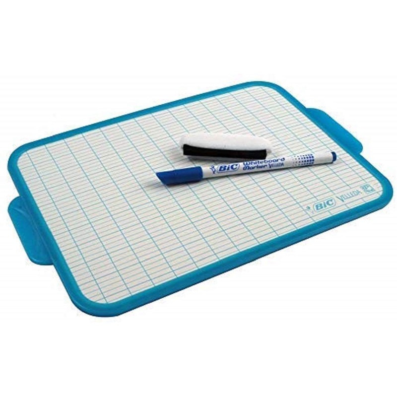 BIC Velleda Double-Sided Drywipe Slate Board 19 x 26 cm