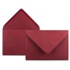 100 DIN C6 Envelopes Dark Red 11.4 x 16.2 cm