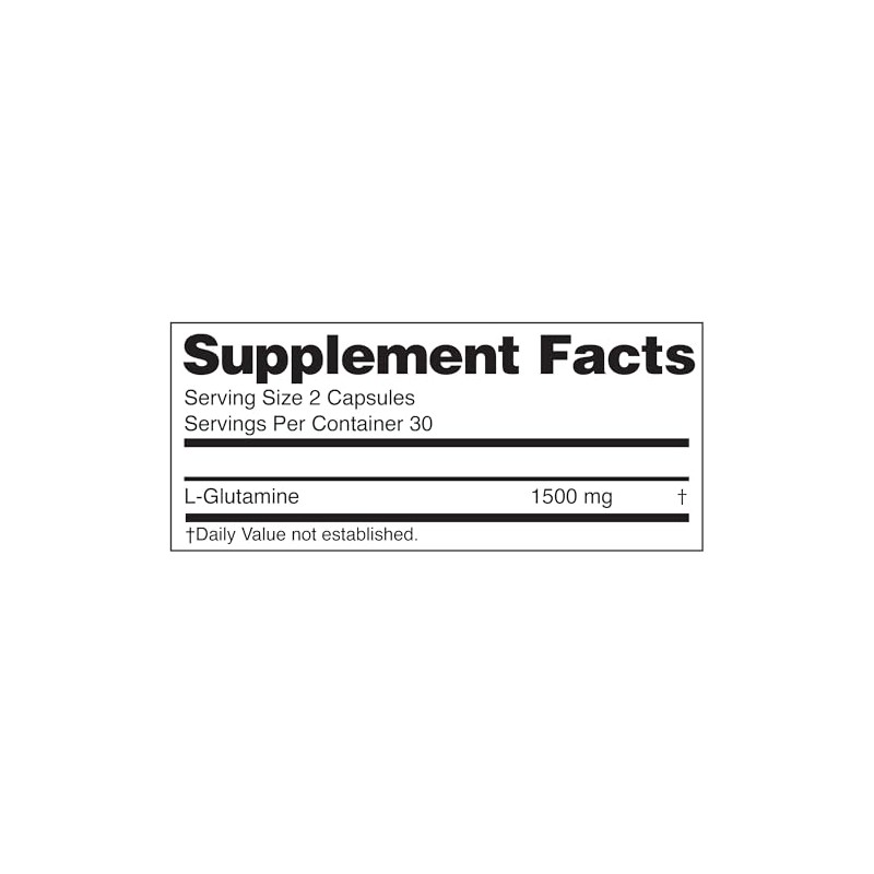 Nugenix L-glutamina Essentials, 1500 mg, aminoácido L-glutamina 100% vegetal, síntesis