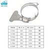 morytrade Hose Band, Stainless Steel, Hand Tighten, Hose Clamp, Drainage