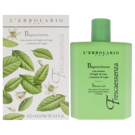 L'Erbolario Shower Gel – Toning Body Soap with Plant Extracts and Vitamin E – Energizing Body Wash with Woody, Citrus Scent - Frescaessenza - 8.4 oz