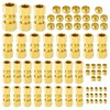 GASHER 67pcs Brass Compression Tube Pipe Fittings Assortment Kit, 1/8"1/4"3/8"1/2"5/8"