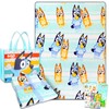 Bluey Fleece Blanket and Tote Bag Set - Bundle with