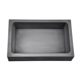 100 Troy Ounce Gold Rectangular Graphite Ingot Mold Metal Melting Casting Refining Scrap Jewelry Making