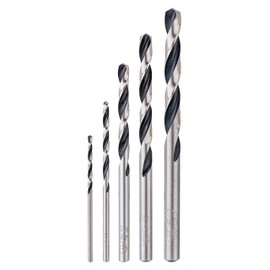 Bosch 5-Piece HSS Twist Drill Bit Metal and Wood Set (for Metal and Wood, Professional Drill Accessories)