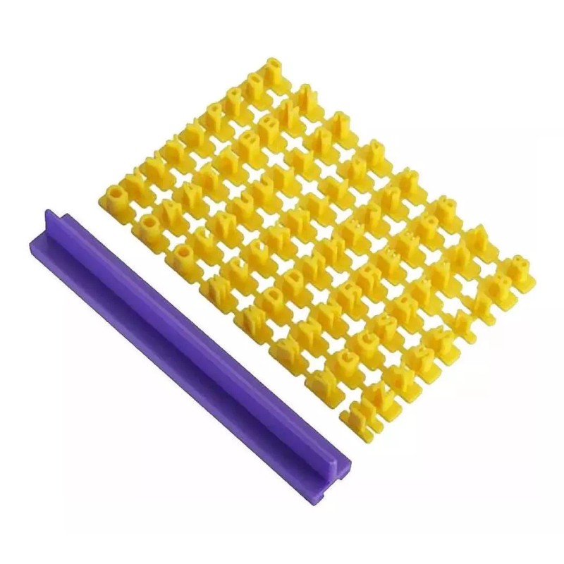 Launers Marcador De Letras Y Números Para Hornear Galletas Sello