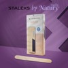 STALEKS PRO PapmAm Expert 20 Disposable Straight Wooden File Base,