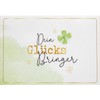 GRUSS & CO Key Ring Clover Leaf Your Lucky Charm