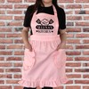 TEEAMORE Custom Ruffle Apron Your Name's Kitchen Cooking Baking Grilling
