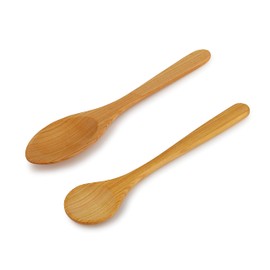 Linnuo Wooden Cooking Spoon Set 30 cm – Protection Against Scratches for Pot Pan – Kitchen Utensil Set Made of Fine Cherry Wood – Heat Resistant Antibacterial – 100% EU Natural Product – Cooking
