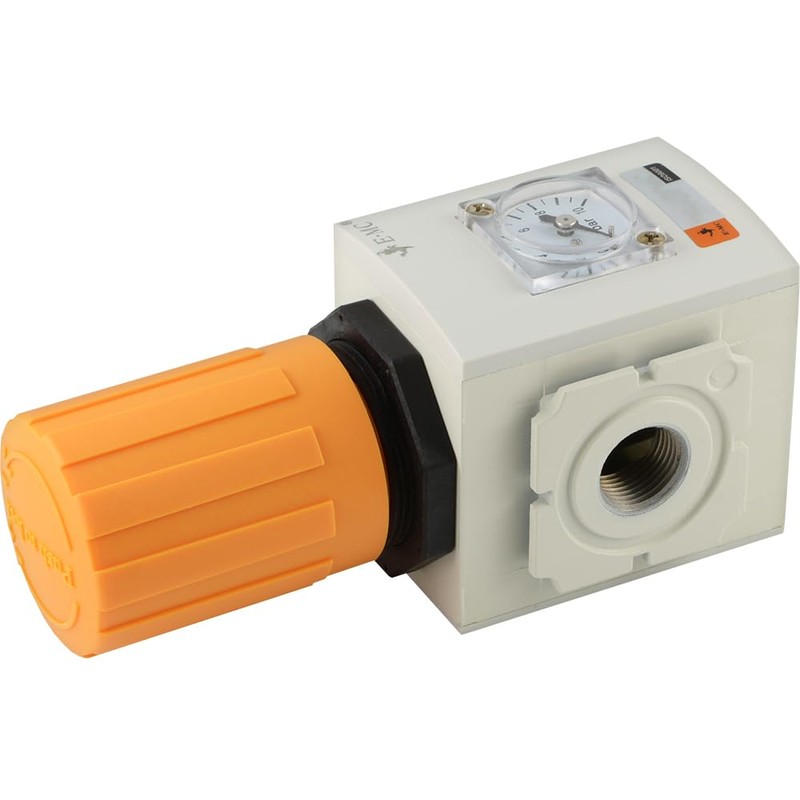 Fittingteile Pressure Regulator with Pressure Gauge, Compressed Air Regulator with