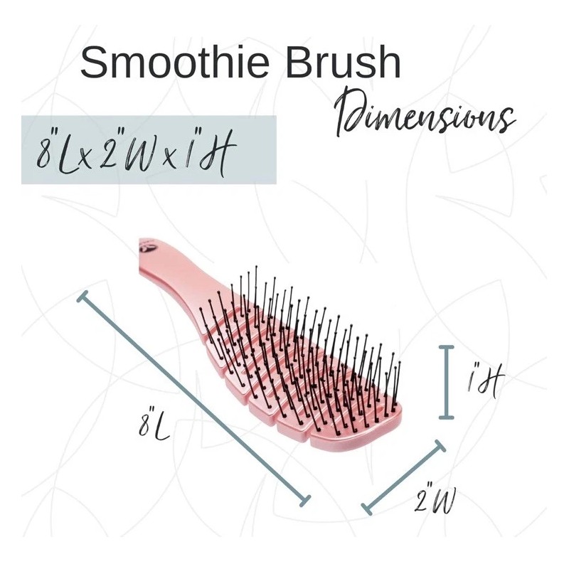 Calista Smoothie Hair Brush De-tangle Smooth Style Flexible Lightweight