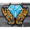 Diamond Hands HODL Crypto PVC Patch