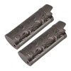 2PCS Torch Lighter Case Vintage Zinc Alloy Eye Catching Long