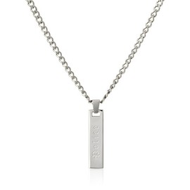 POLICE Stainless Steel Necklace (Model: Mahiro Takasugi) 25502PSS01