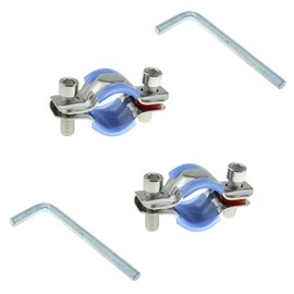 DGZZI 2PCS Fixing Tube with Leather Pad and Spanner Fix Office Chair Sagging 304 Stainless Steel Pneumatic Lift Cylinder Clamp Retainer for 25-27mm Lift Cylinder Office Chair