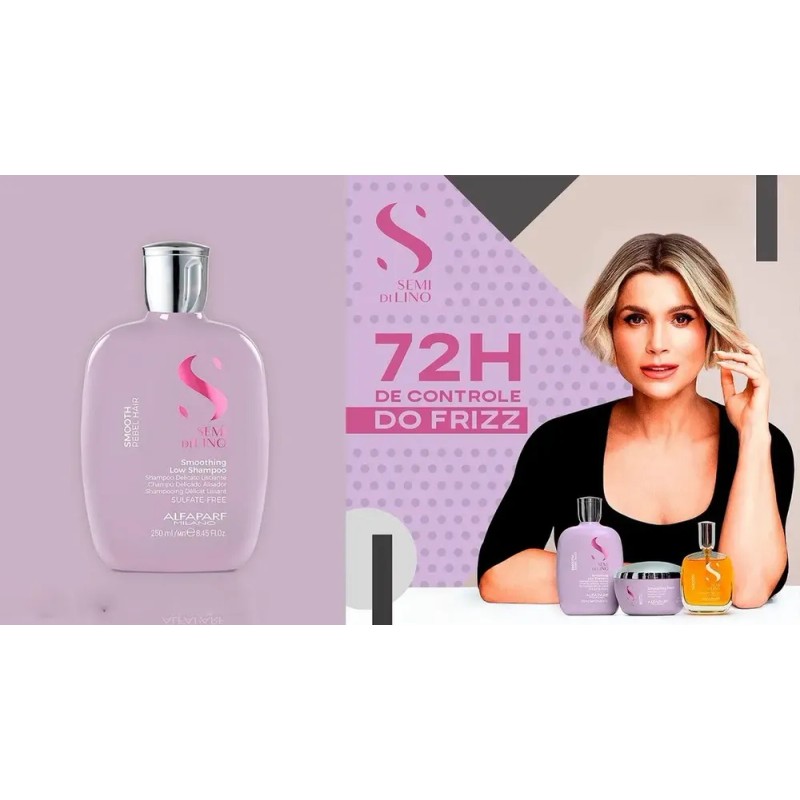 Shampoo Alisador Cabellos Rebeldes Alfaparf 250 Ml