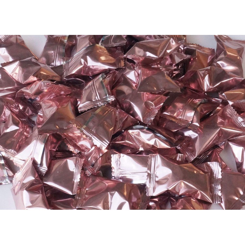 One Pack of 50 Pieces Metallic Rose Gold Party Buttermints