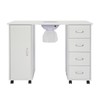 Manicure Table MDF Single Door 4 Drawers With Fan Nail