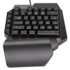 One Handed Gaming Keyboard 39 Keys Luminous Ergonomic Design Anti