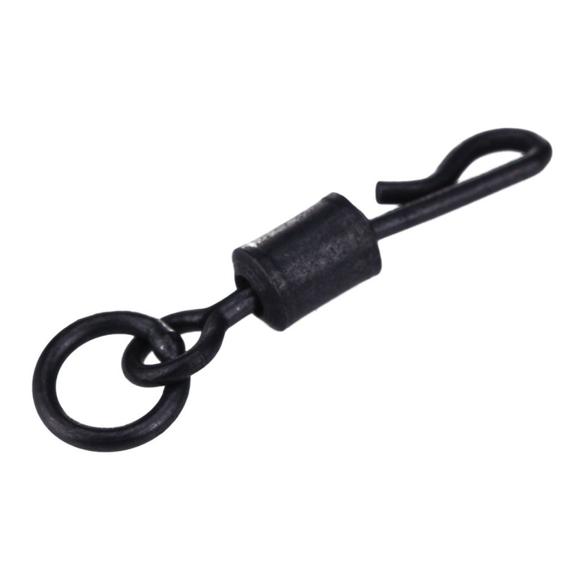 NEWSHOT 20 x 8# Q-Shaped Swivel for Carp Fishing Tackle