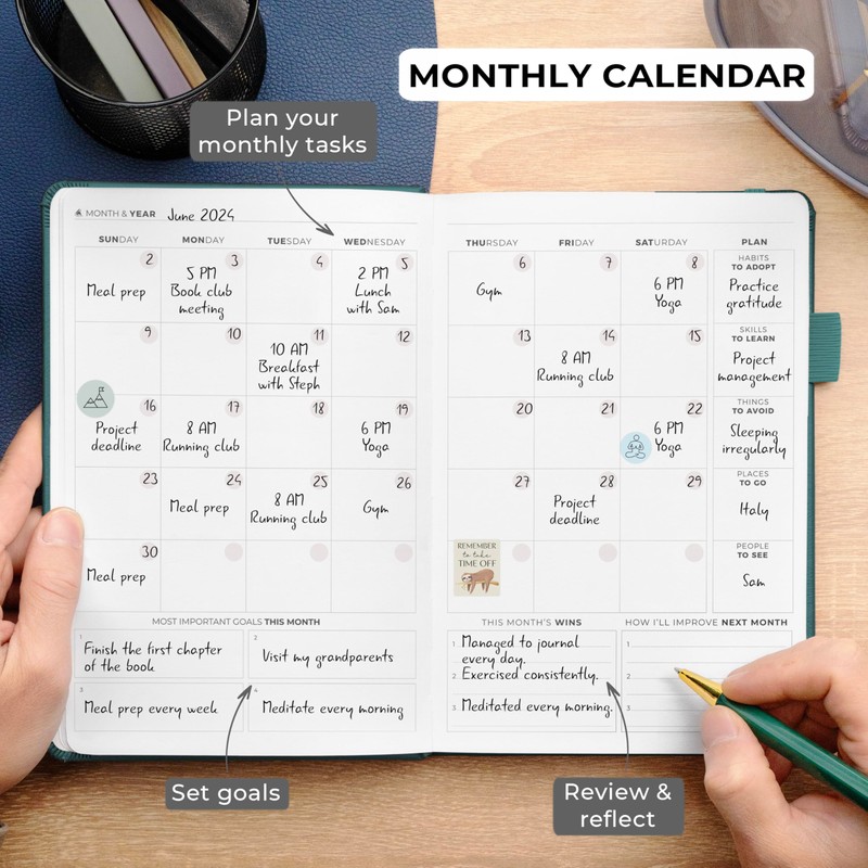 Clever Fox Self Mastery Journal – Guided Daily Reflection &