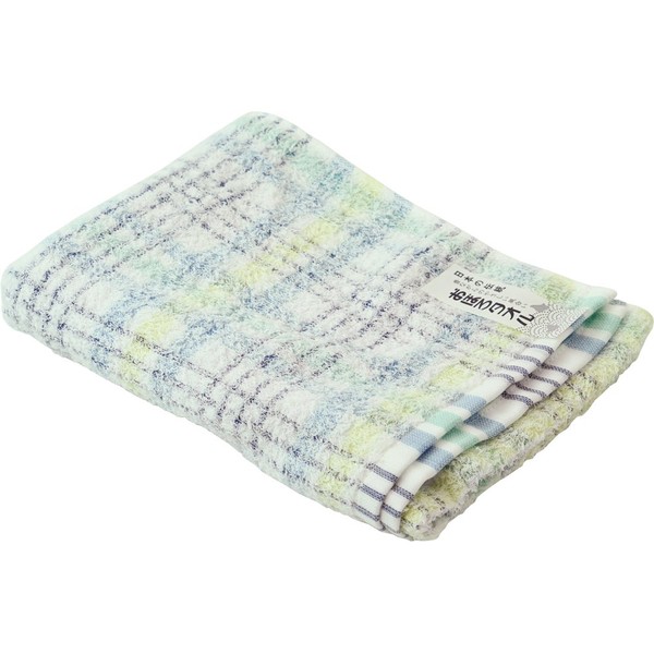 UCHINO ROYAL CREST MIEL Bath Towel, 13.4 x 35.4 inches (34 x 90 cm), Blue 9006Y608 B
