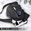 AdiStylinno Sling Bags for Men, Large Capacity Nylon Crossbody Bag