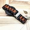 Men's Wood Watches Quartz Wooden Watch Japanese Movement Calendar Display