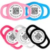 ThinkPet AirTag Dog Collar Holder with QR Code Smart Pet