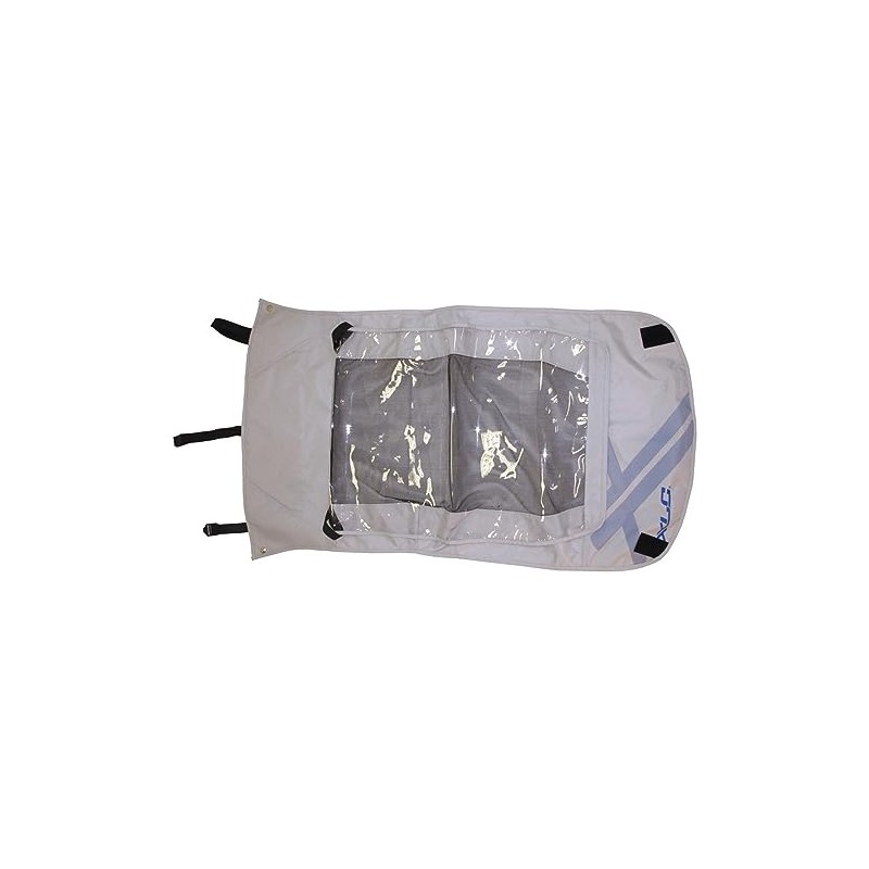 XLC 3092009023 2-in-1 Hood for Children's Trailer Mono Mono² Blue/Silver