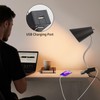LED Clip on Desk Lamp with 1 USB Charging Port,