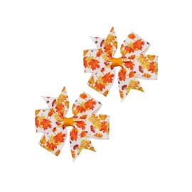 Maple Leaf Hair Clips Fall Maple Leaf Hairpin Maple Leaf Hairclips Harvest Maple-Shaped Hair Pin JHT06 (Set-B)