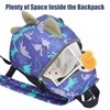 Tomtary Cartoon Dinosaur Backpack with Anti-Lost Reins Baby Toddler Backpack