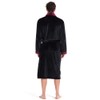 Men's Ultrasoft Plush Bathrobe Fleece Spa Robe Swim Hotel Warm