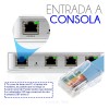 Cable Consola Savefree Rj45 a Db9 Hembra Rs232 Cisco 1.8m