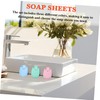 WHAMVOX 3pcs Travel Soap Sheets Multi-Functional Hand Washing Flakes for