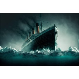 24x36 gallery poster, Titanic art p1