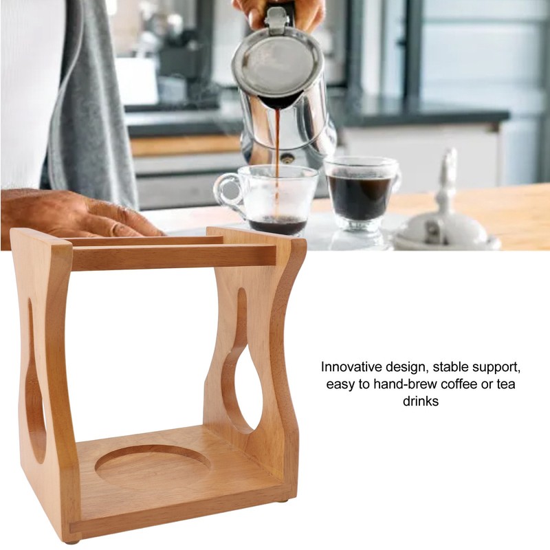 Wood Pour Over Coffee Stand Multifunction Pour Over Coffee Dripper