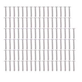 100Pcs Self Drilling Screw M4.2x25 Round Washer Stainless Steel Fastener Accessory Set Kit