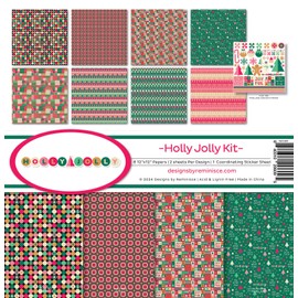 Reminisce Holly Jolly Scrapbook Collection Kit