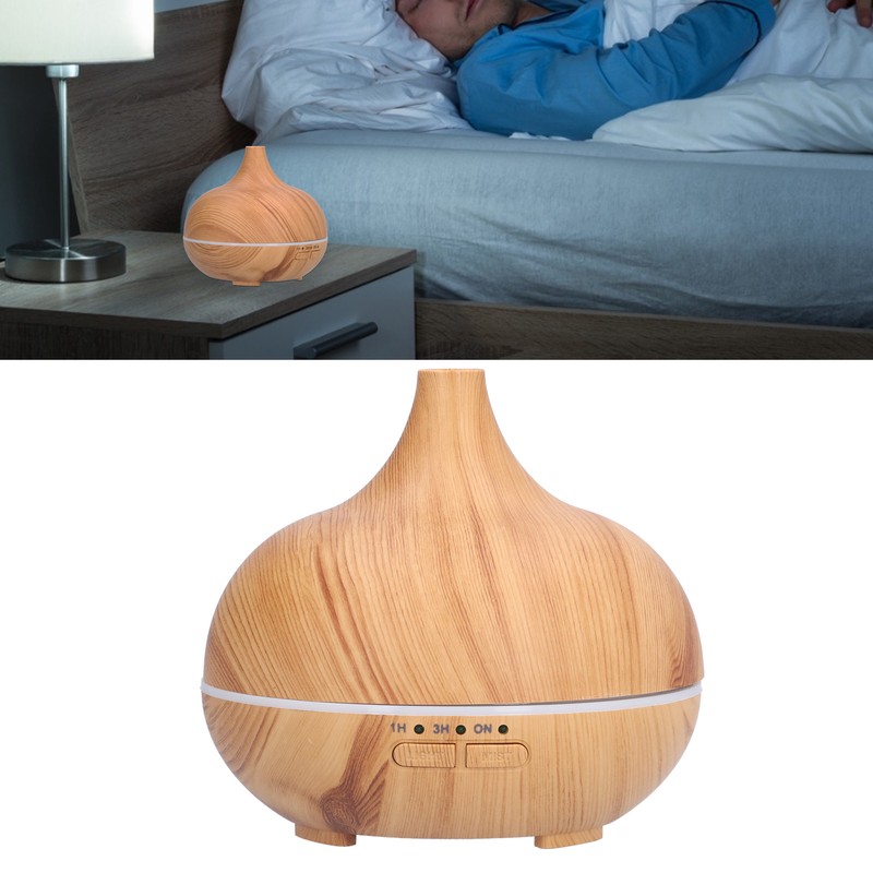 150ml Wood Grain Aromatherapy Diffuser USB Essential Oil Diffuser Cool