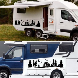 MAX COOL Car Mountain Design Vinyl Decal Stickers Suitable for Camper Van Motorhome Caravan